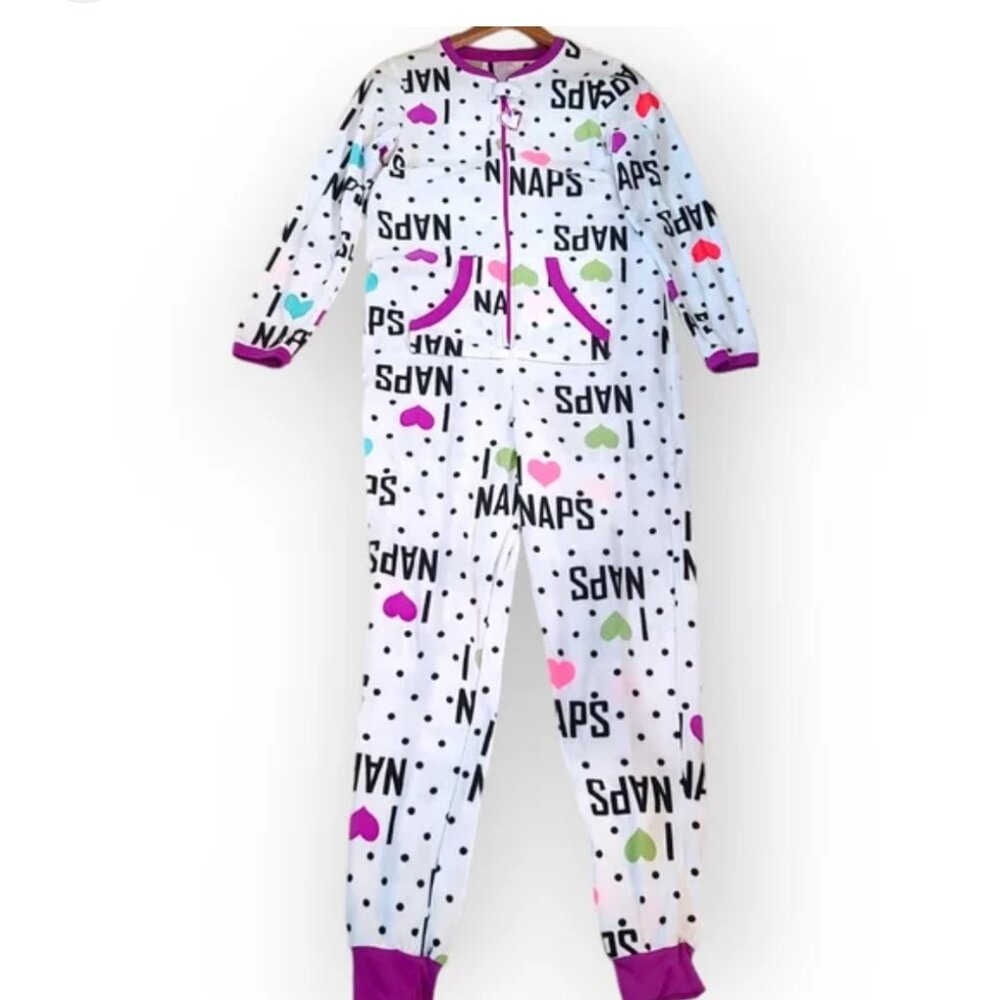 Secret Treasures Full-Bodied I Love Naps 1-Piece Women's Pajamas Size Small